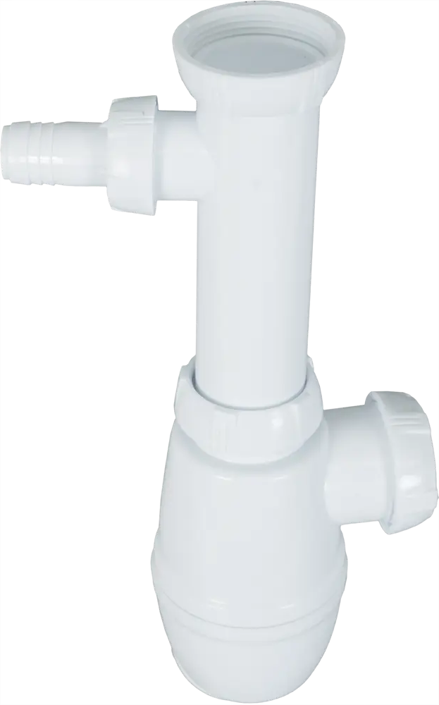 Сифон EQUATION для кухонной мойки с подключением стиральной машины 18550975