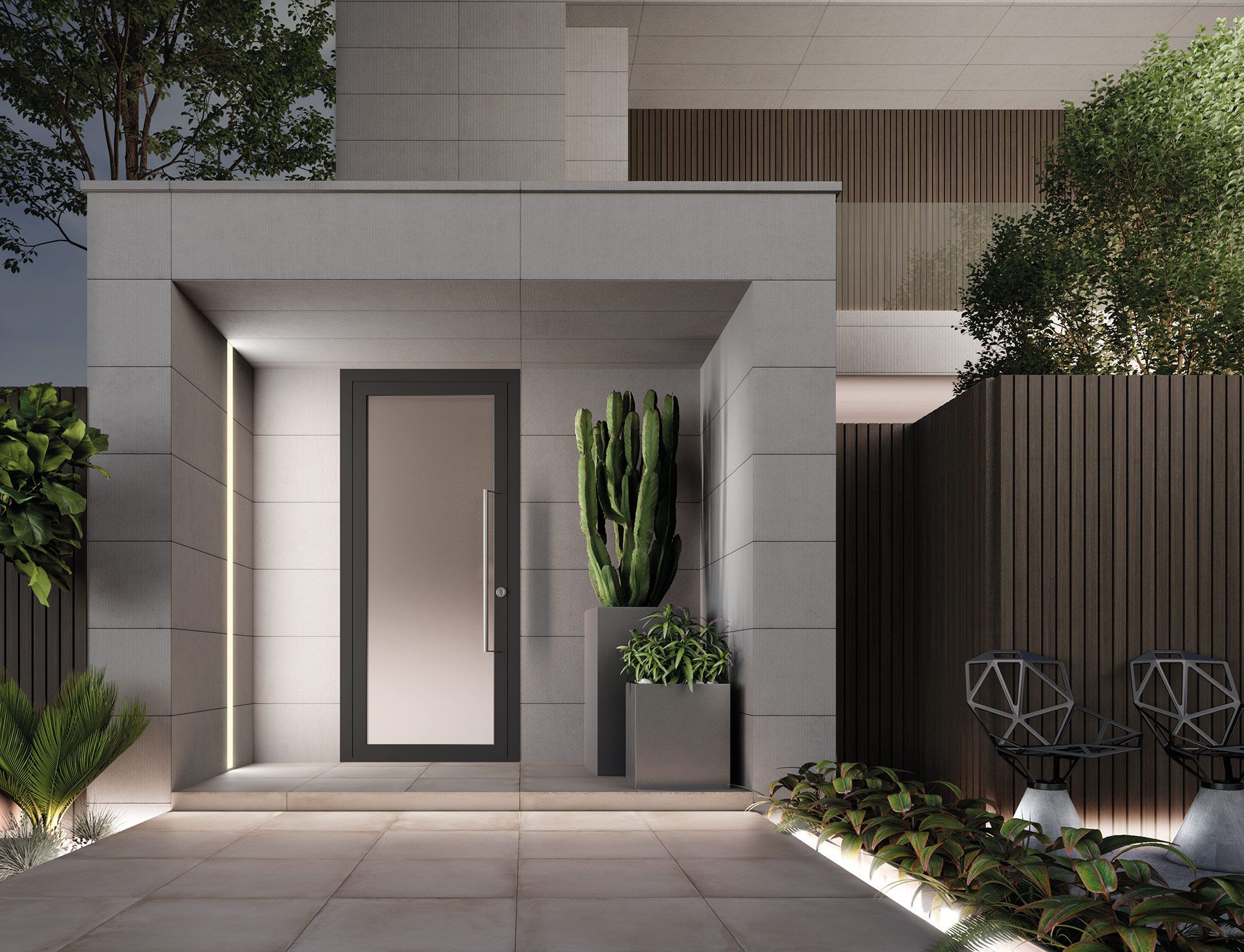 Алюминиевая входная дверь D&V Serramenti ADS 65 HD / ADS 75 HD HI ARCH-00148929 - Вид №3