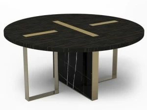 MARIONI Круглый обеденный стол из дерева Tyron 02846