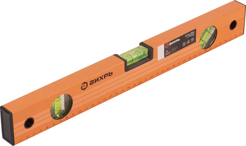 Вихрь - усиленный пузырьковый уровень с 3 ампулами 400 мм 84596445