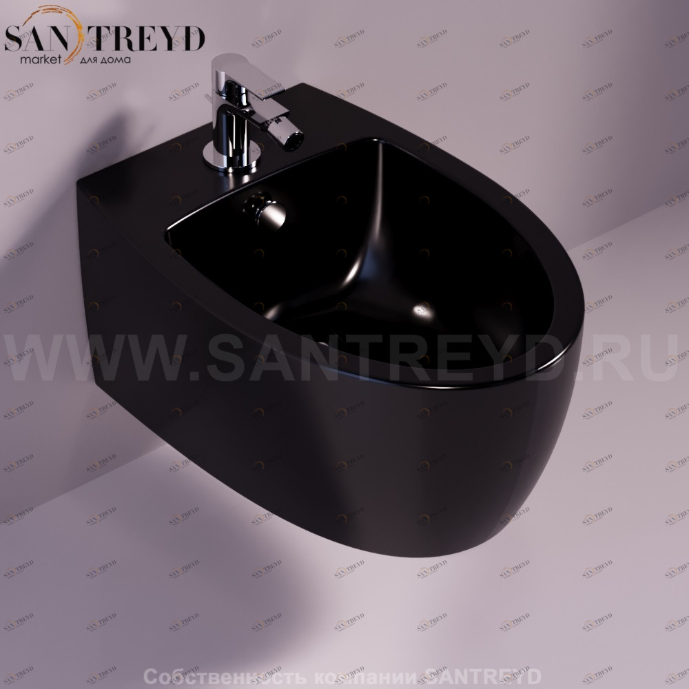 LFT19NERO Биде подвесное LFT Spazio Simas