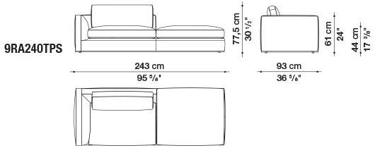 B&B Italia Диван из ткани Richard sun-id-1429934 - Вид №32