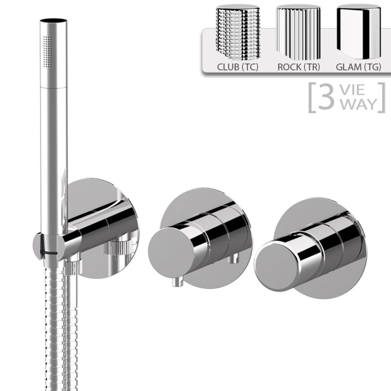 TG712D3P Смеситель для душа DANIEL RUBINETTERIE Trilogy - Вид №2