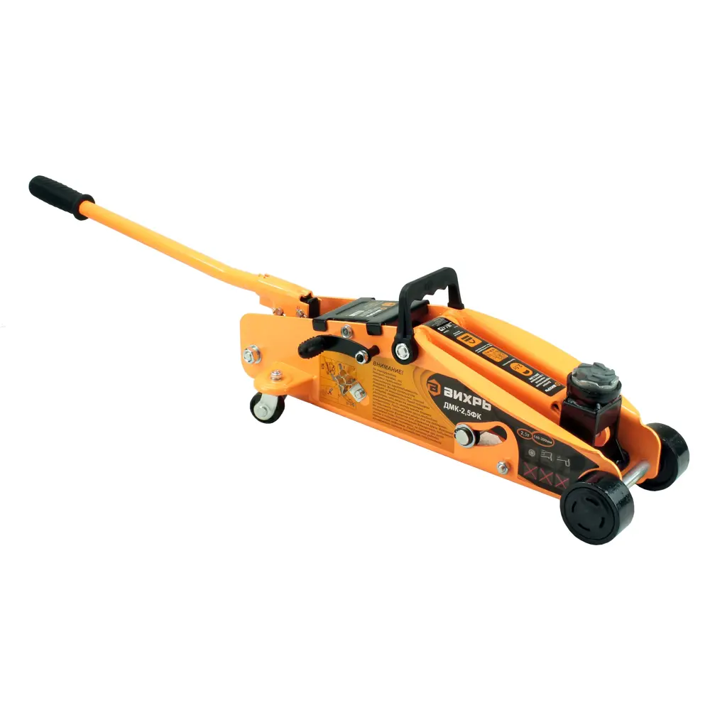 Гидравлический домкрат ВИХРЬ ДМК-2.5ФК с фиксатором 2.5 тонны 84049165 STLM-0046458