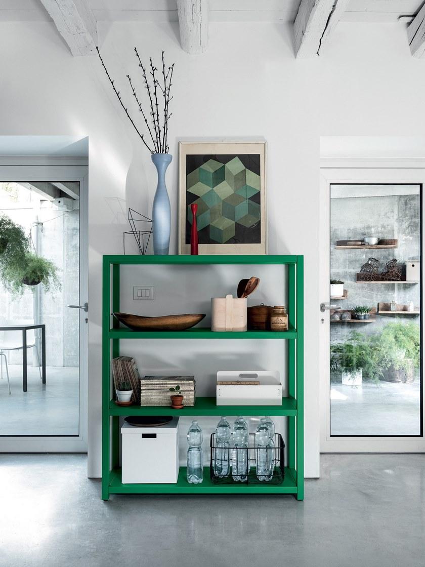 Fantin Модульный открытый книжный шкаф из металла Frame sun-id-1399913 - Вид №4