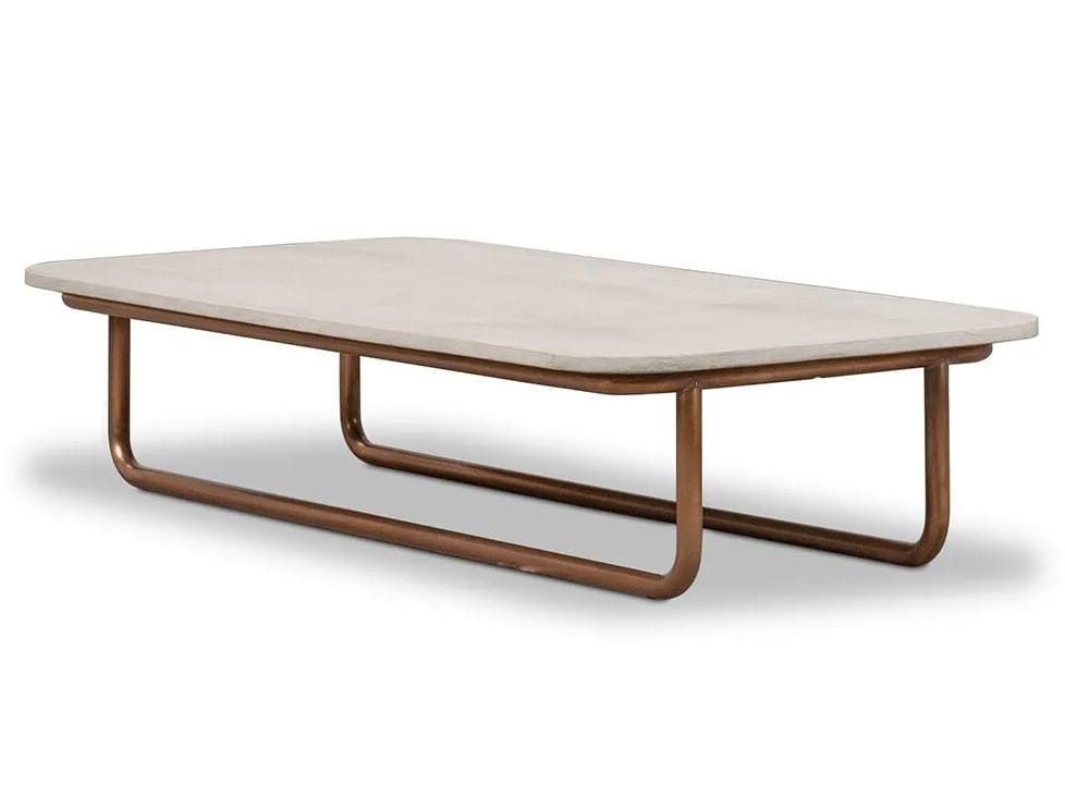 Бетонный прямоугольный садовый столик Baxter Аризона ARCH-00134475