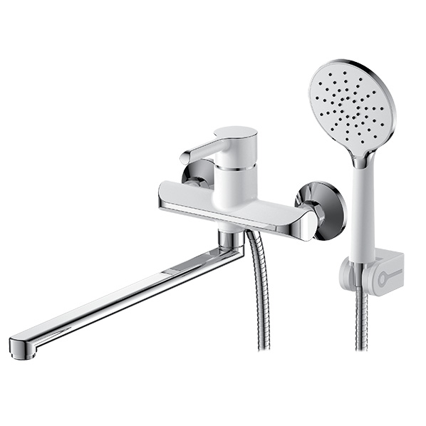 40-L35P ELAT  Смеситель универсальный белый ARGO kran 40l35pelat