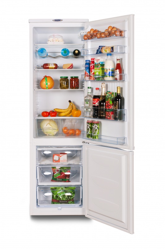 1229498 Холодильник с морозильником   DON R-295 K белый STDN-0083239 - Вид №1