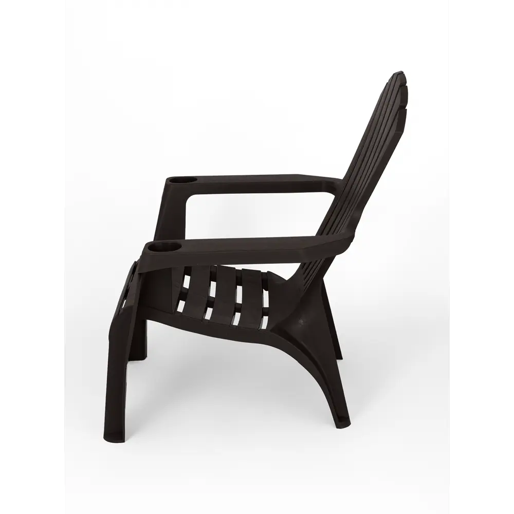 Кресло Мiаmi 73.5x74.5x88.8 см полипропилен темный шоколад ЭЛЛАСТИК-ПЛАСТ STLM-2107269 - Вид №3