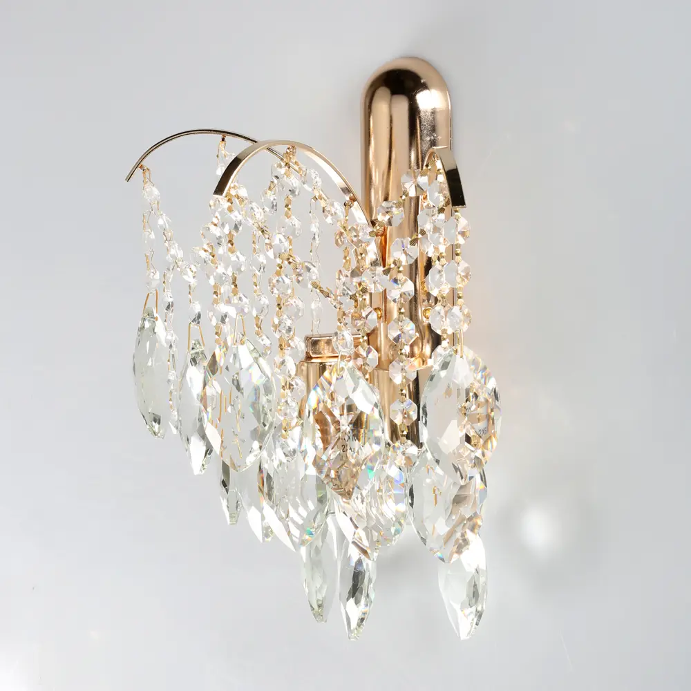 Бра «Бриз 8» E27х2 60 Вт цвет золотой DE CITY STLM-2192323 - Вид №2