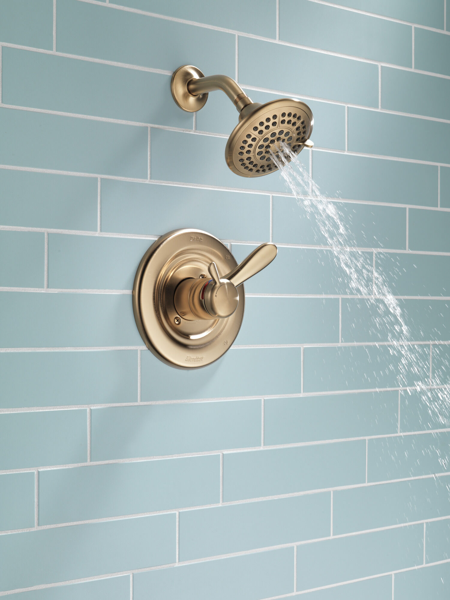 T17238-CZ Облицовка для душа Monitor® серии 17 Delta Faucet Lahara Шампанское бронза  - Вид №8