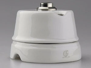 GI Gambarelli Кнопка звонка фарфора White italy