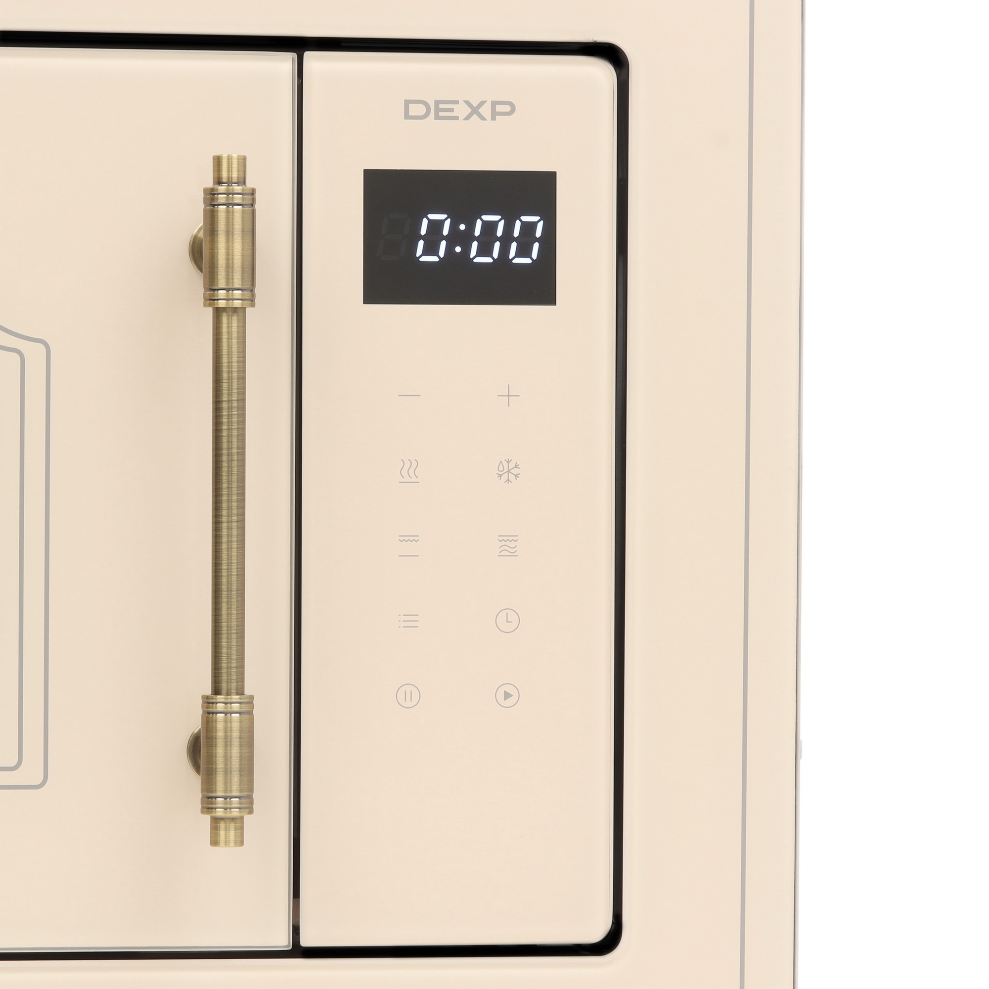 9134711 Встраиваемая микроволновая печь DEXP Rustic 01 бежевый STDN-0148291 - Вид №3