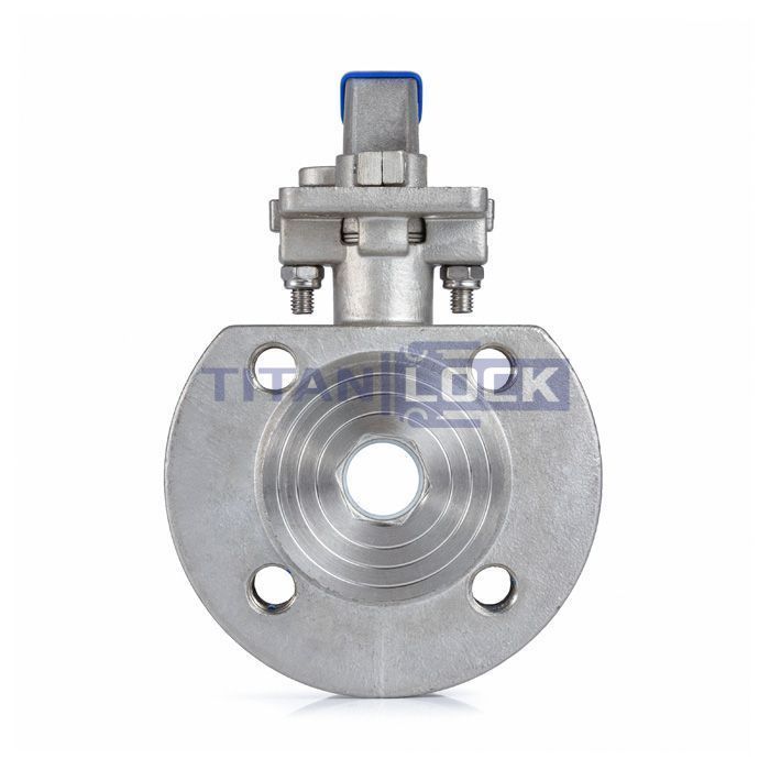 Кран шаровый межфланцевый нерж 304, DN50 TL050BVFS TITAN LOCK  - Вид №3