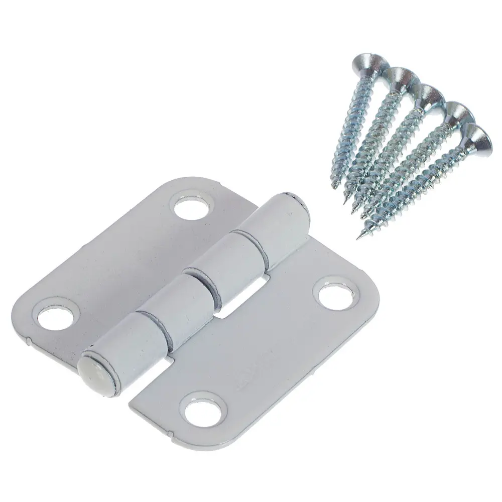 Петля мебельная накладная ПН-40 Трибатрон, цвет белый ЛЕВША STLM-2150611 - Вид №1