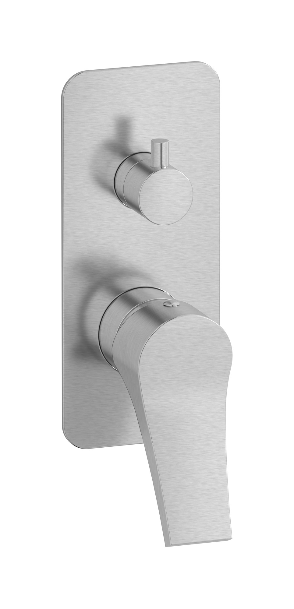 Встроенный смеситель для душа с двухходовым дивертером WE ARE IB tw206ss Brushed Nickel Twitter