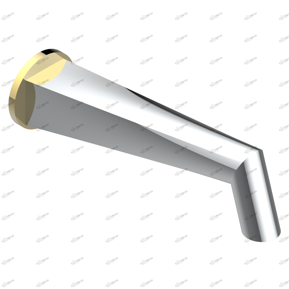 G6C-22G Излив для ванны встраиваемый в стену - ГОЛИАФ Thg-paris Metamorphose с углеродным волокном Хром-золото G6C 22G CAT.A