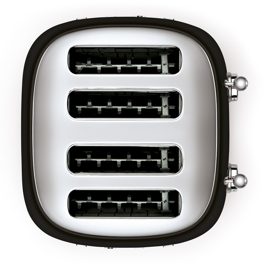 Тостер на 4 ломтика TSF03, черный Smeg TSF03BLEU - Вид №4