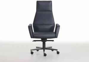 i 4 Mariani Кожаное кресло руководителя, регулируемое по высоте, с подлокотниками и высокой спинкой Kefa