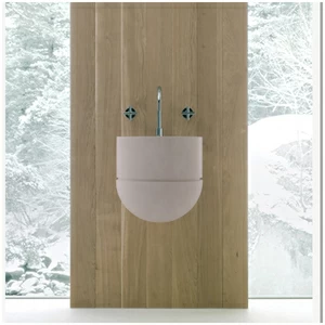 M110 Подвесная раковина настенная овальная Neutra Design  белая