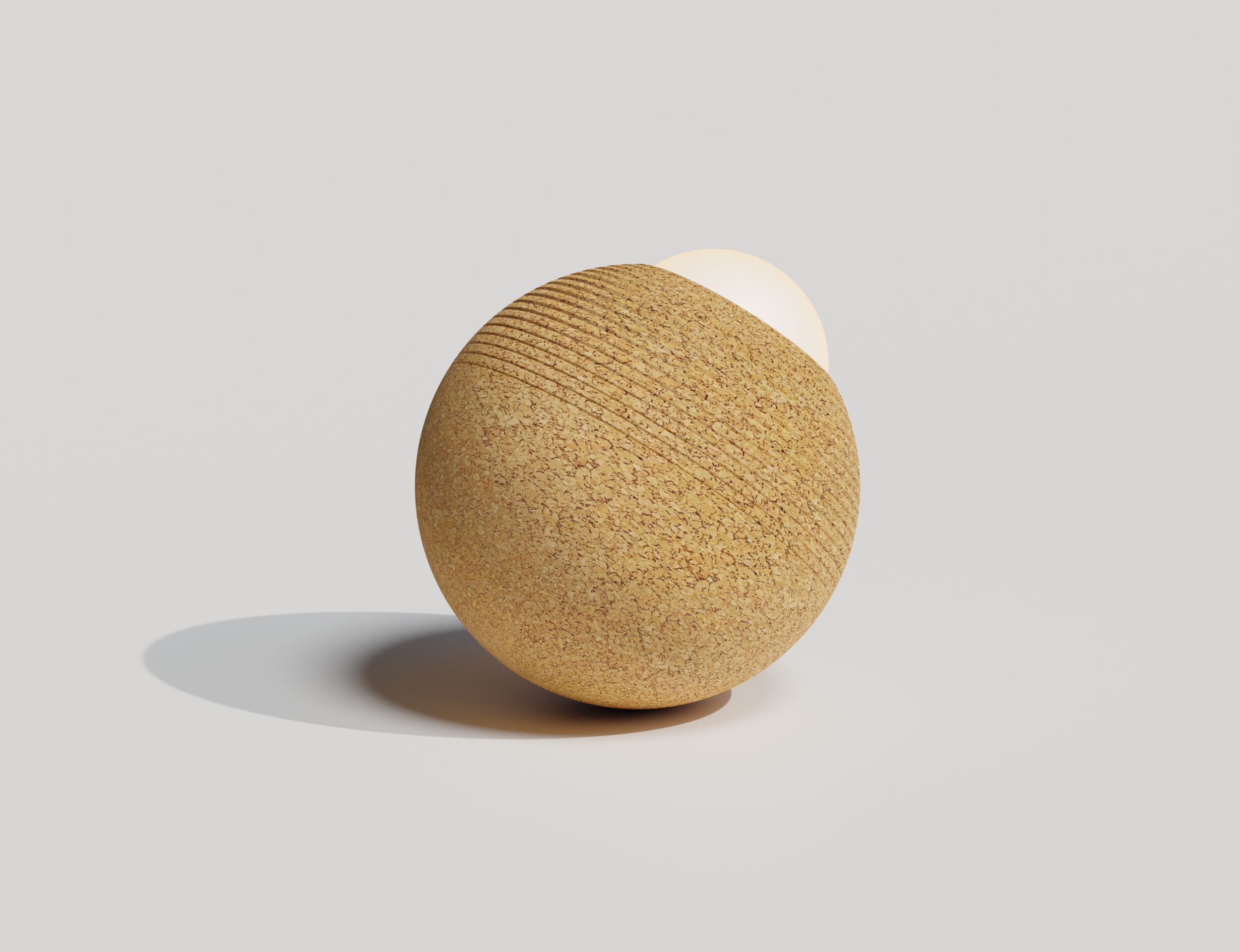 Открытый торшер из пробки luxcambra Земля ARCH-00123005 - Вид №2