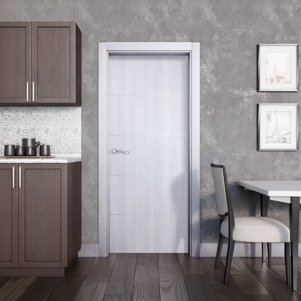 Дверь межкомнатная глухая Artens Нолан 60X200 см цвет дуб бьянко 81948141 STLM-2008614  - Вид №4
