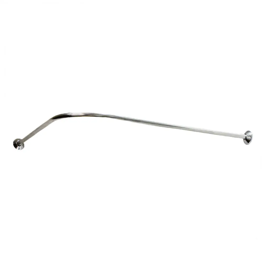 Карниз для ванной Go Go Г-образный 180x80 см нержавеющая сталь цвет хром STLM-2154006