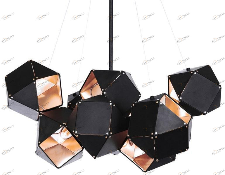 GABRIEL SCOTT Светодиодный подвесной светильник из металла с диммером Welles sun-id-1473624