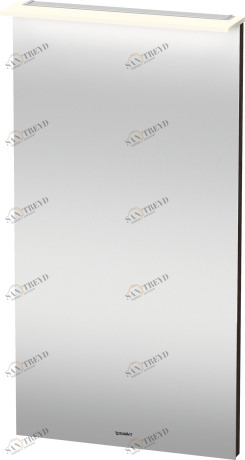 XL749005353 X-Large Зеркало с подсветкой Каштан темный, декор Duravit
