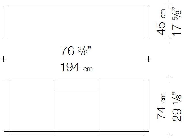 Garbarino Буфет из лакированной древесины с распашными дверцами Bob Bob 7 - Вид №1