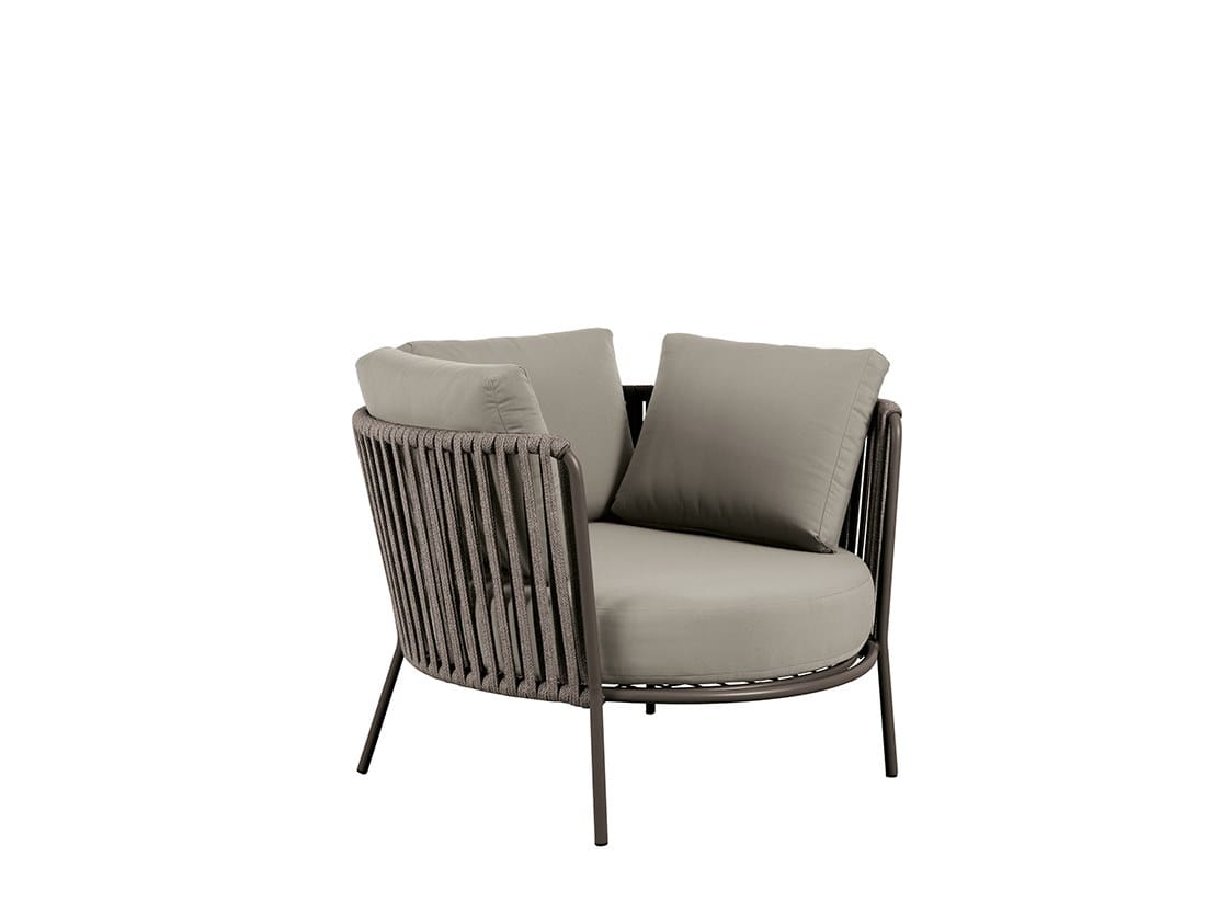 Тканевое садовое кресло с подлокотниками Vermobil Daisy Rope ARCH-00146946 - Вид №8