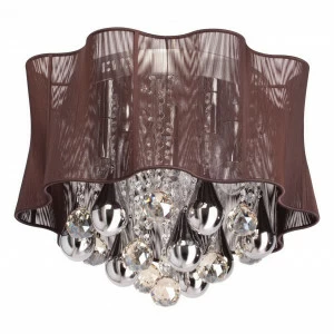 Потолочная люстра MW-Light Жаклин 465011205 MW-LIGHT ДИЗАЙНЕРСКИЕ, ЖАКЛИН 182291 Коричневый