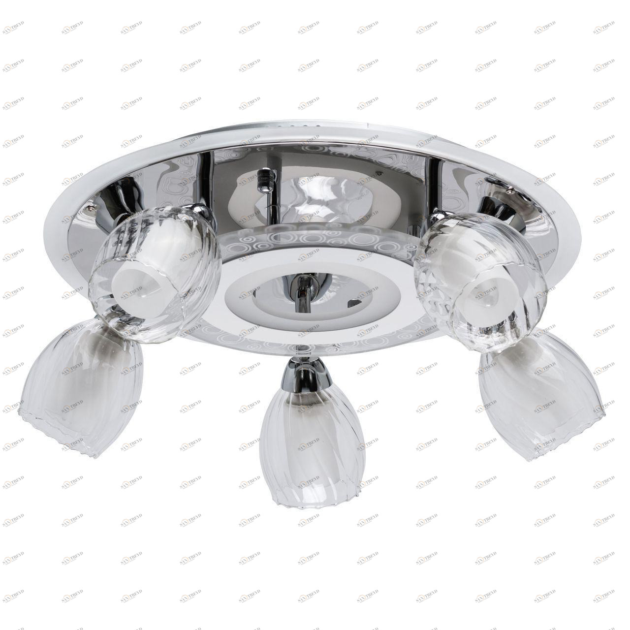 Потолочная люстра De Markt City Мадлен 424011105 DE MARKT МАДЛЕН 328376 Белый;хром 