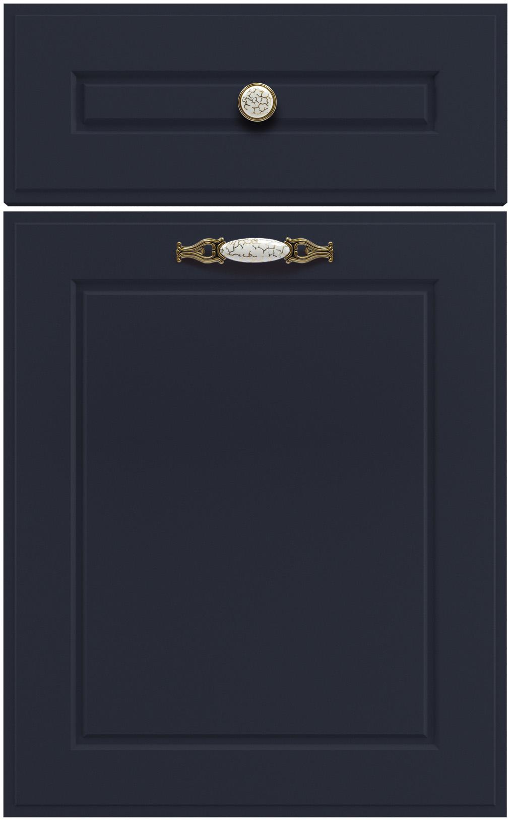 Фасады для кухни Классика Фрезеровка «Петергоф» Сапфир №276 SIDAK SIST3566-9854