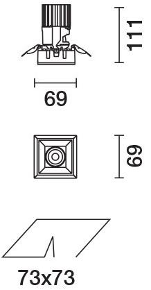 iGuzzini Регулируемый встраиваемый светильник из литого под давлением алюминия Laser blade l sun-id-1464682 - Вид №6