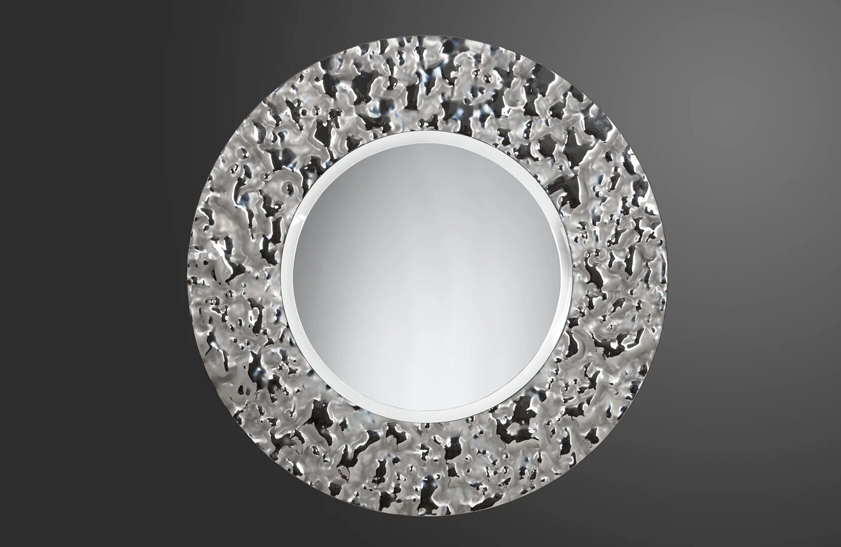 Круглое настенное зеркало с рамкой PlusObject CIRCLE ARCH-00129786 - Вид №1