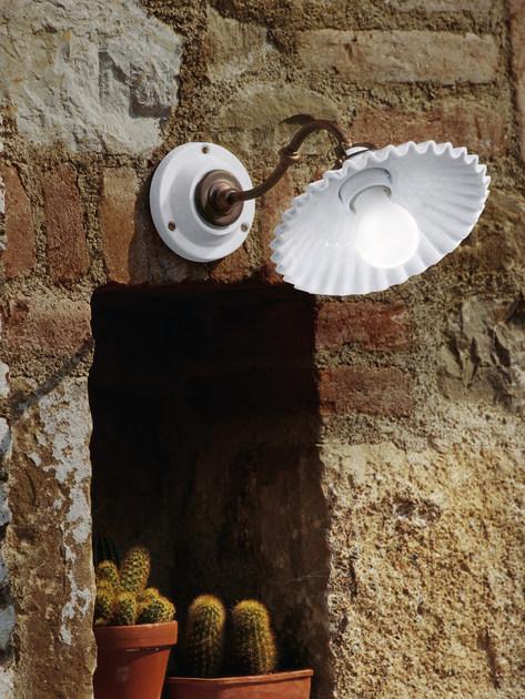 Aldo Bernardi Настенный светильник из керамики с фиксированным кронштейном Duse sun-id-1425786 - Вид №1