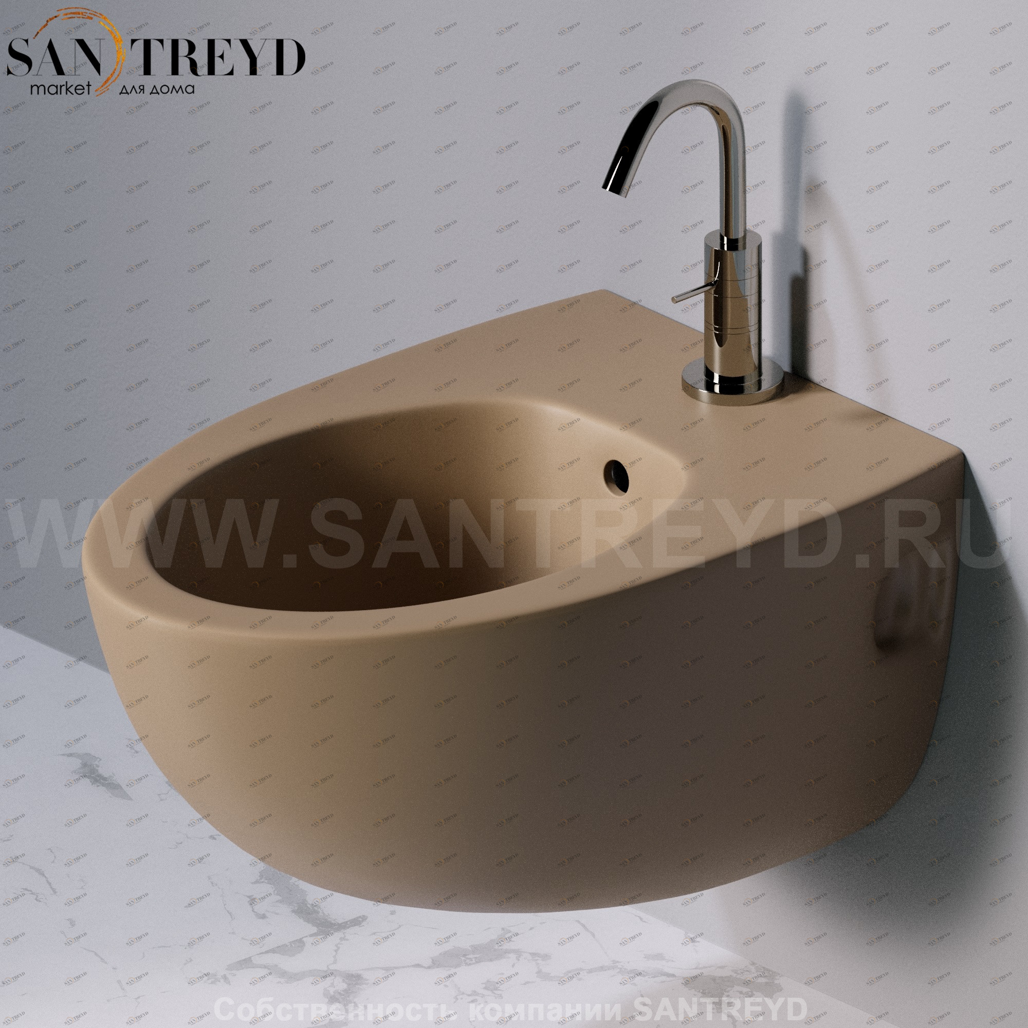 S512.132 Биде подвесное OVAL A. e T. Italia AeT ITALIA