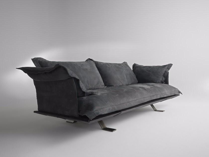 ALBEDO 3-местный кожаный диван-основа для санок  Mdld250  - Вид №3