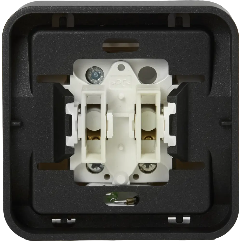 Выключатель накладной Schneider Electric Blanca 2 клавиши цвет антрацит SYSTEME ELECTRIC STLM-2172650 - Вид №6