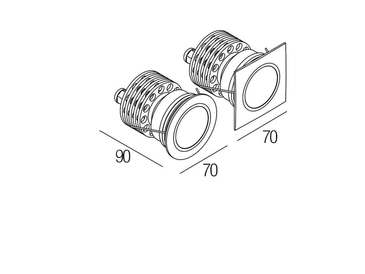 Утопленный светодиодный прожектор Flexalighting FLY 10 ARCH-00048176 - Вид №2