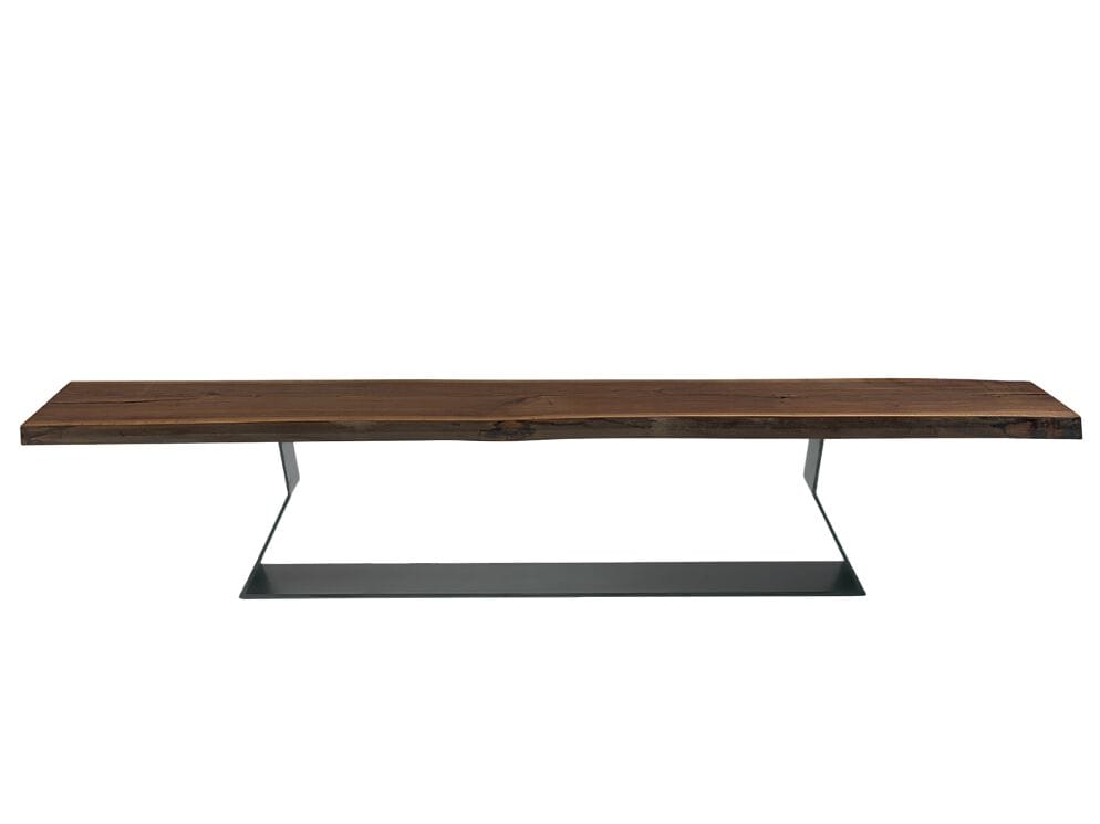 Скамья из массива дерева с железной основой Riva 1920 Bedrock ARCH-00081067 - Вид №1