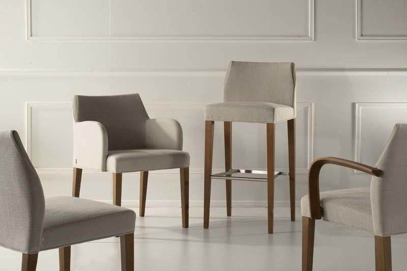 Potocco Стул с обивкой и подлокотниками Slice 772/pi - Вид №4