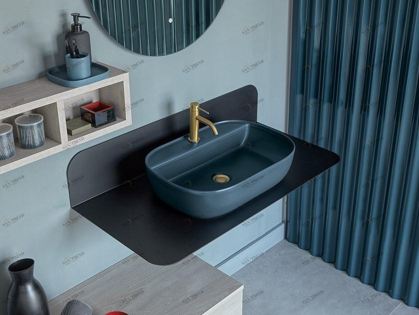 Scarabeo Ceramiche Столешница для умывальника из листового металла Plana sun-id-1412608