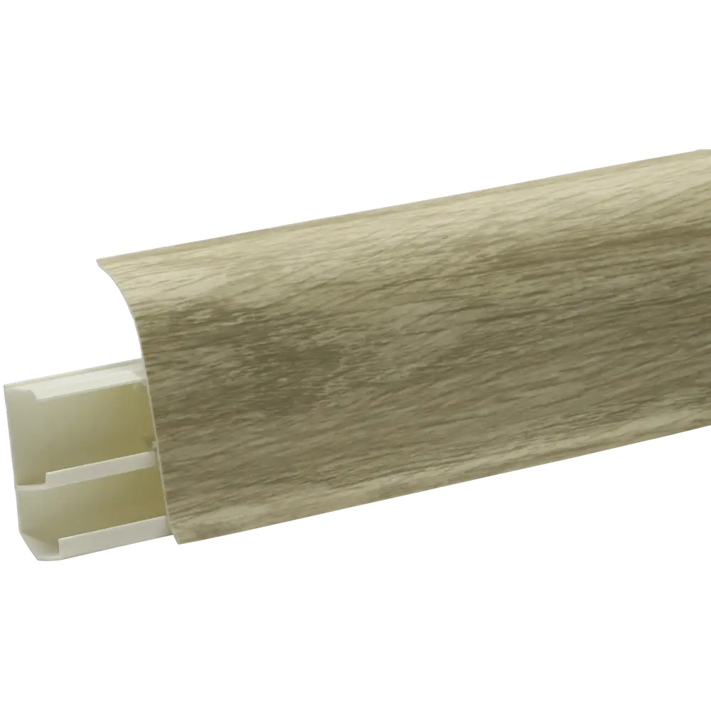 Плинтус напольный ARTENS ПВХ Рочестер с кабель-каналом 7 см 83410234 STLM-0041066