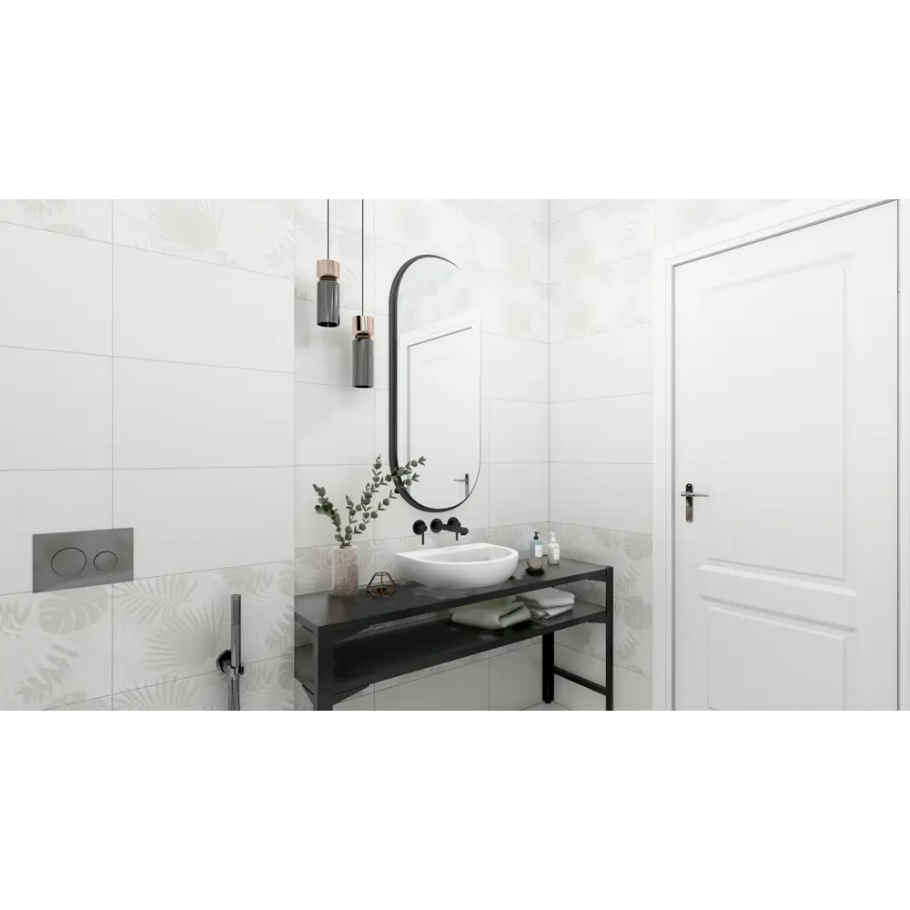 Керамогранит «Честер» 7Д 60x30 см 1.44 м² цвет белый Керамин STLM-2057304 - Вид №4