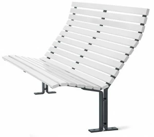 Nola Industrier Деревянная скамейка со спинкой Kajen