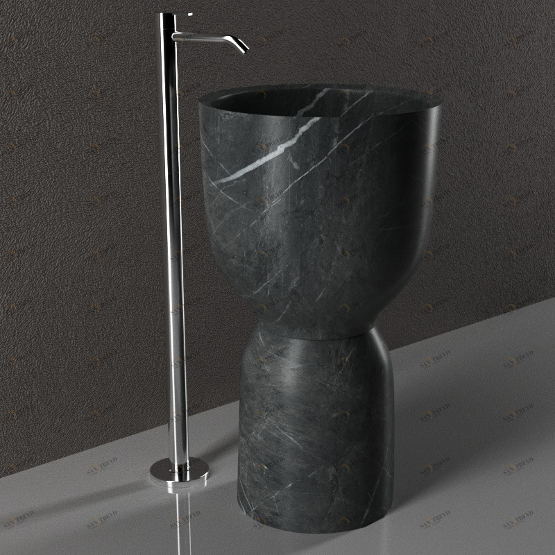 OG004MP Напольная раковина стоящая круглая Inbani 