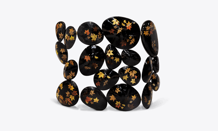 0-095 Складная ширма с золотой маркетри Boca Do Lobo  - Вид №12