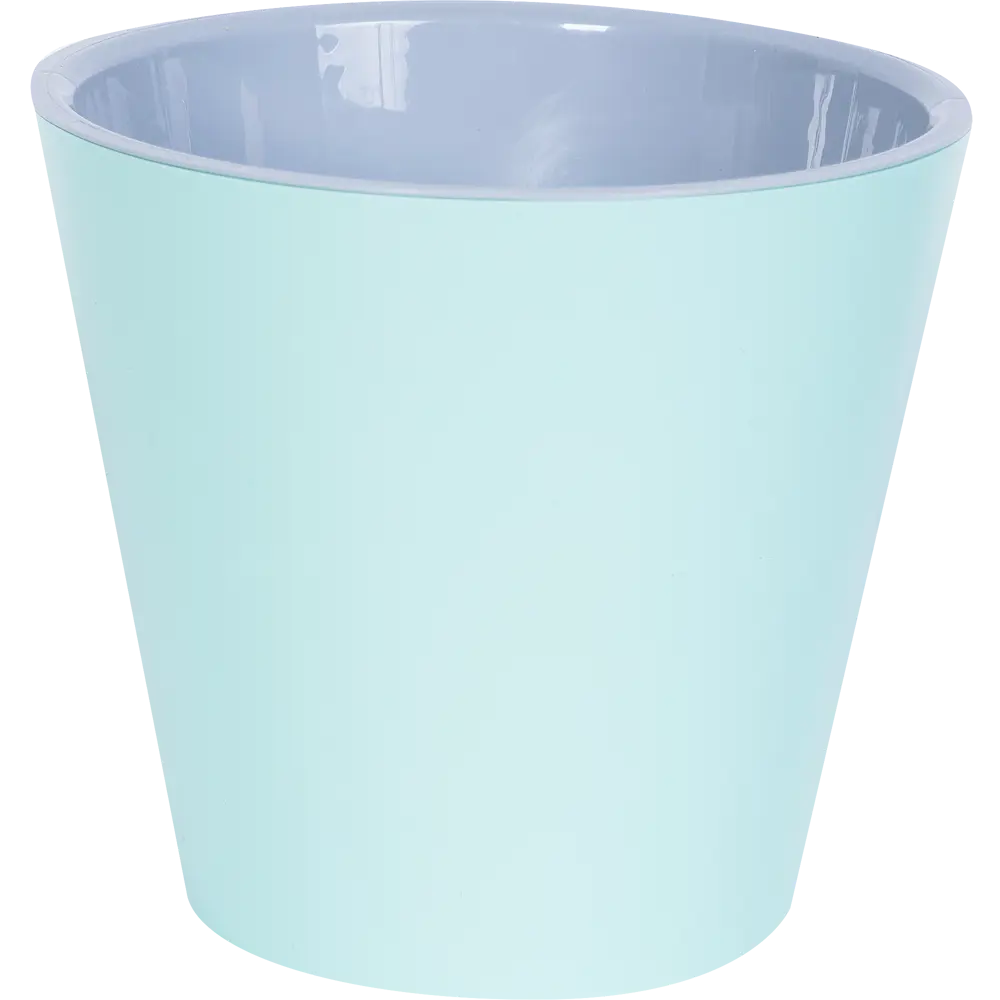 Горшок цветочный Ingreen Фиджи ø16 h14.5 см v1.6 л пластик бирюзовый STLM-2072542